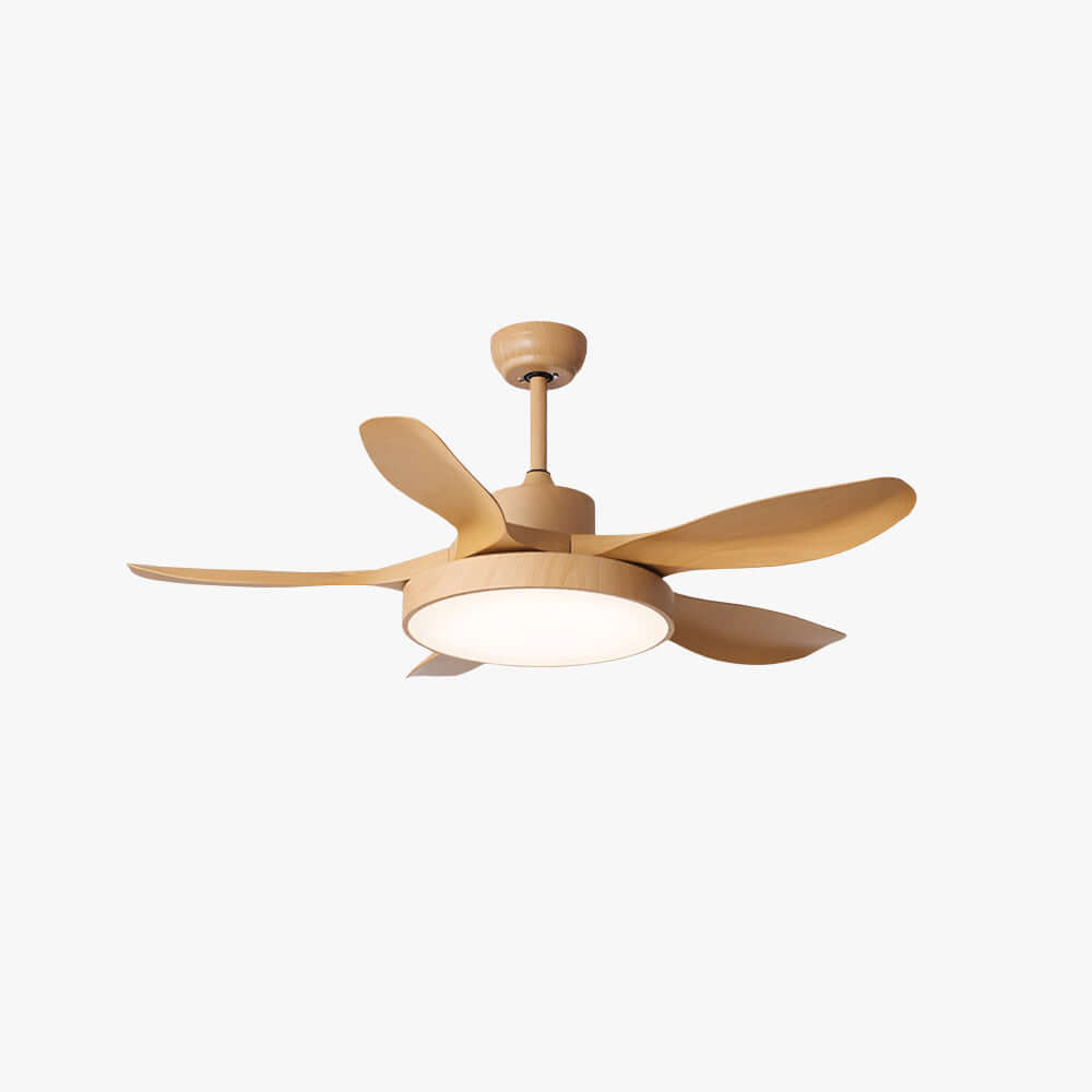 Xrylo Ceiling Fan Light-Scandinavian ABS Living Room Light