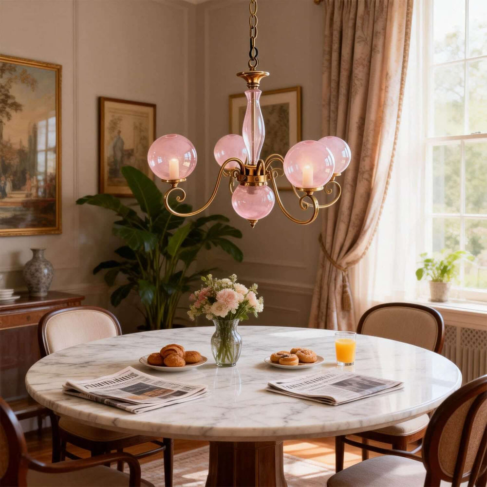 Xylen Chandelier – Vintage French Glass Chandelier