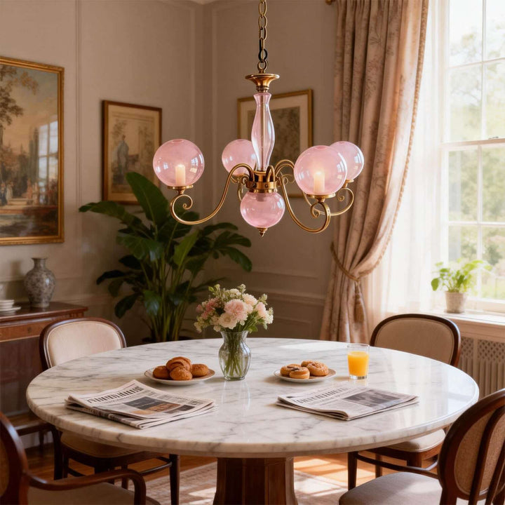 Xylen Chandelier – Vintage French Glass Chandelier