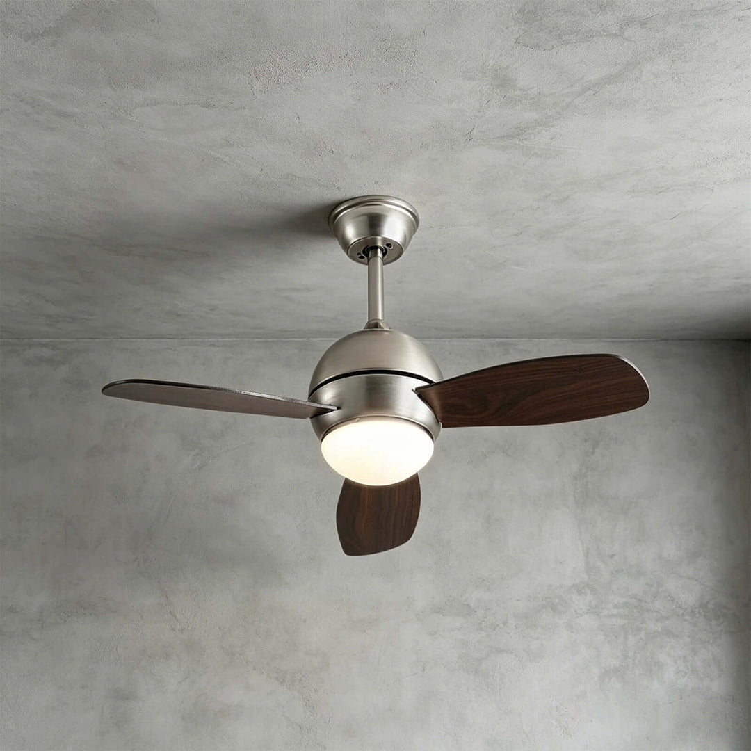 Xyloi Ceiling Fan Light | Modern French ABS Dining Light