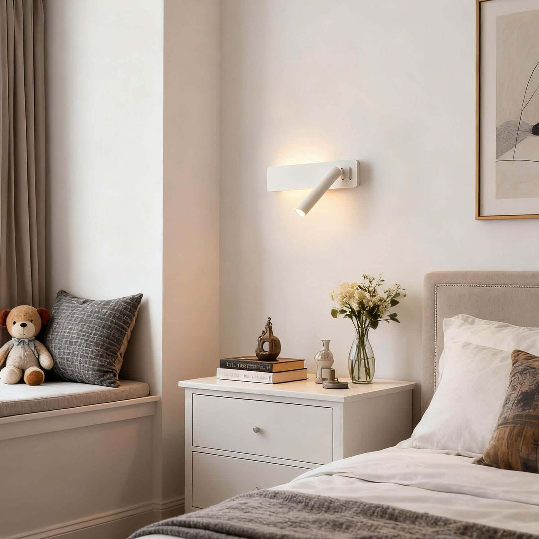 Xylora Wall Light – Modern Minimalist Bedside Sconce