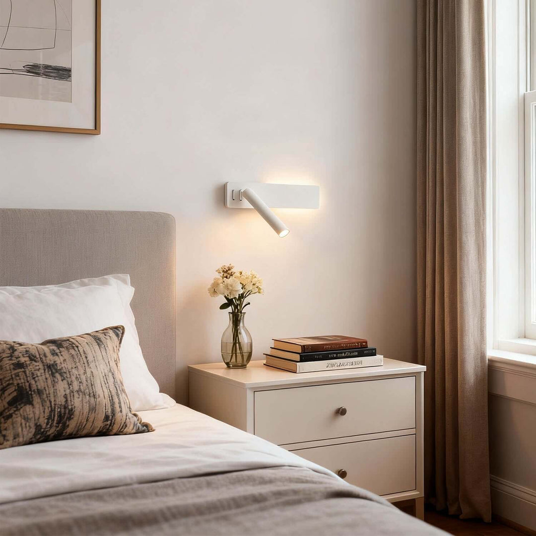 Xylora Wall Light – Modern Minimalist Bedside Sconce