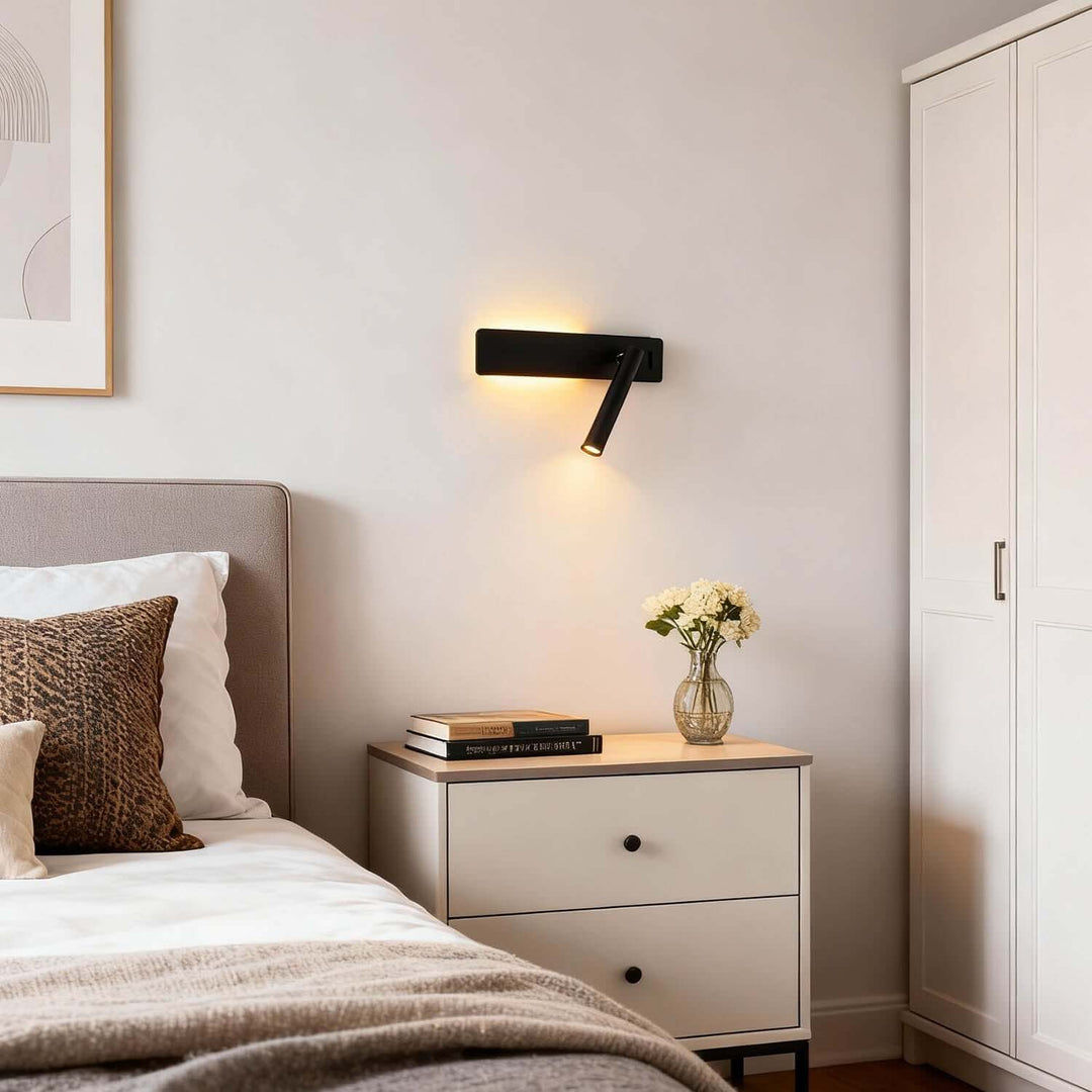 Xylora Wall Light – Modern Minimalist Bedside Sconce