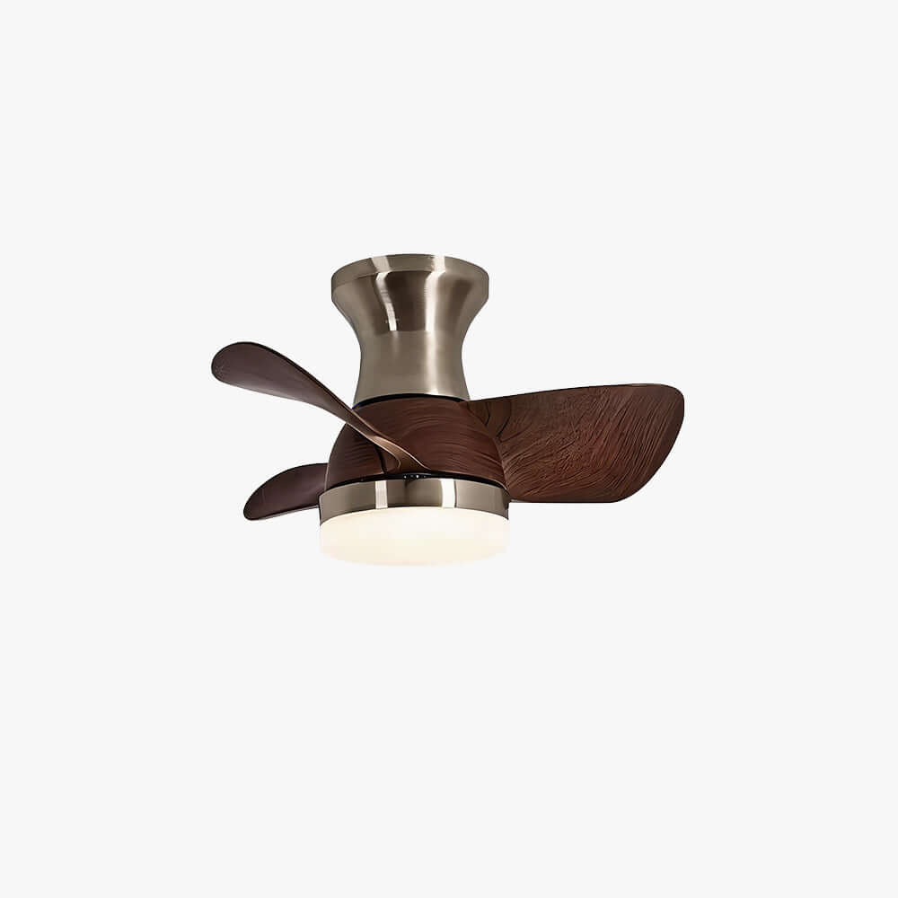Xyzor Ceiling Fan Light - Contemporary ABS Bedroom Light