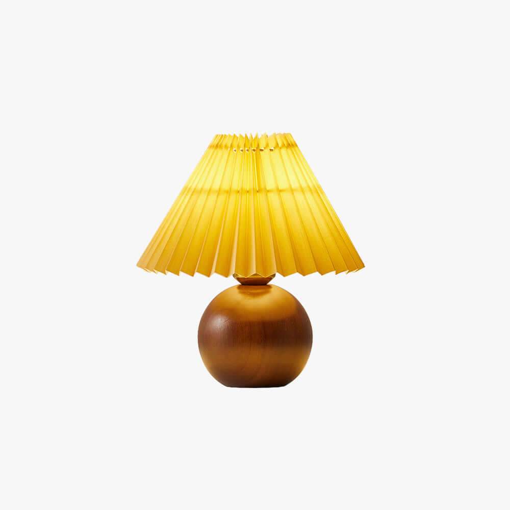Yarvo Table Lamp – Wabi-Sabi Vintage Fabric Bedside Lamp