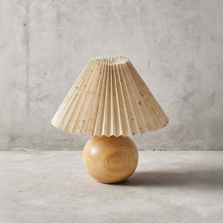 Yarvo Table Lamp – Wabi-Sabi Vintage Fabric Bedside Lamp