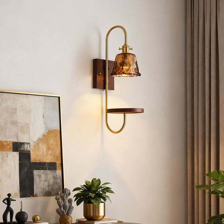 Yontra Shelf Sconce – French Modern Wall Light Fixture