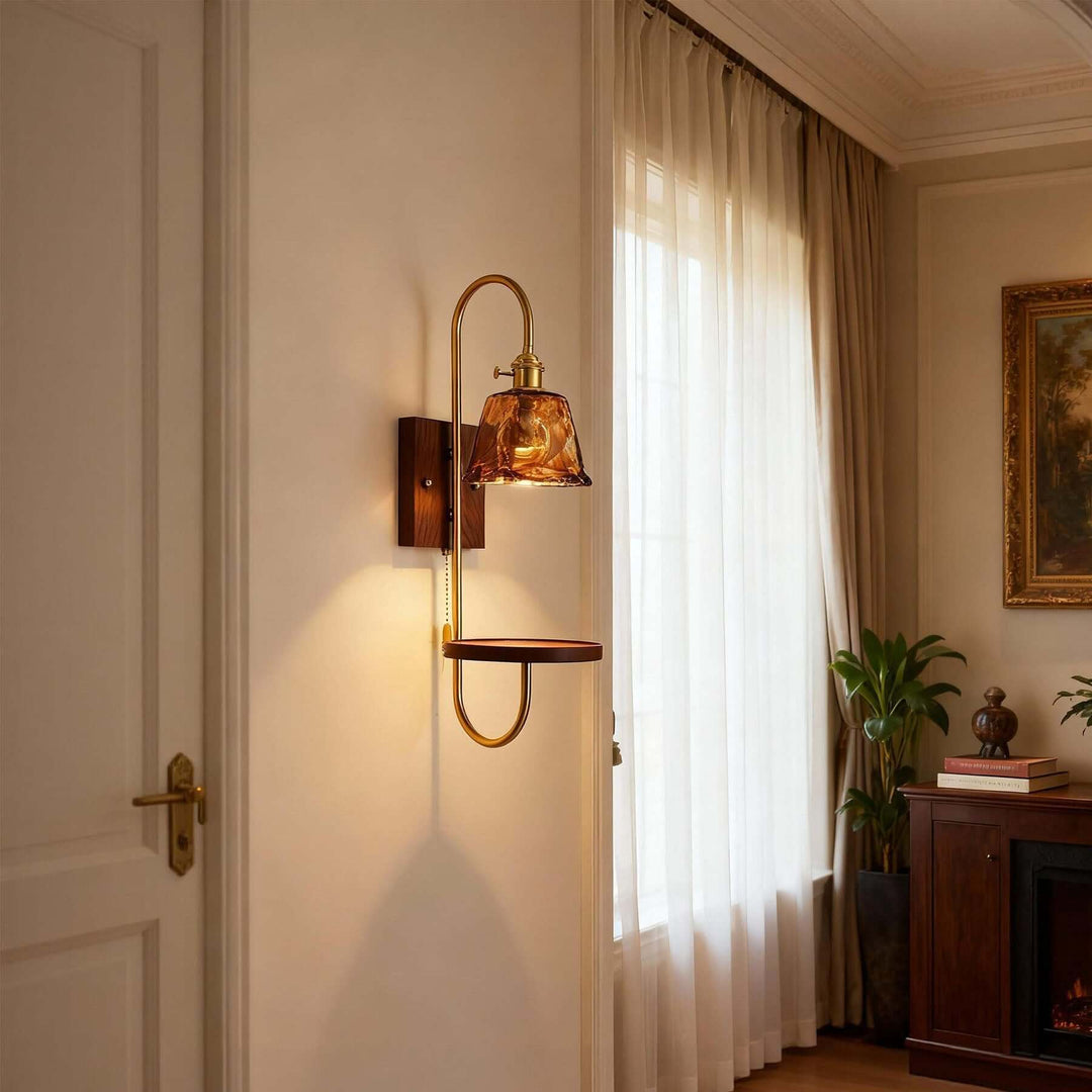 Yontra Shelf Sconce – French Modern Wall Light Fixture