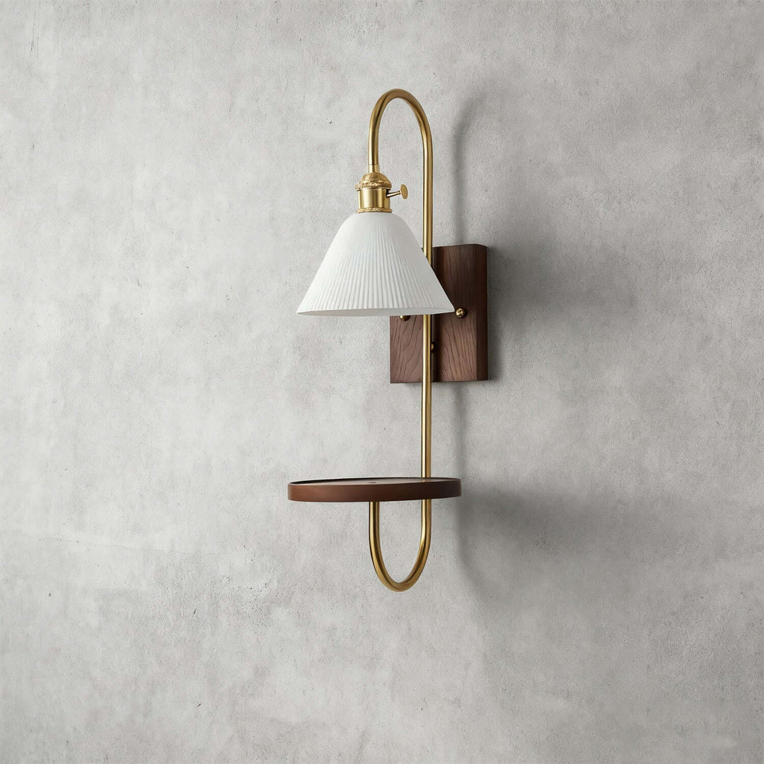 Yontra Shelf Sconce – French Modern Wall Light Fixture