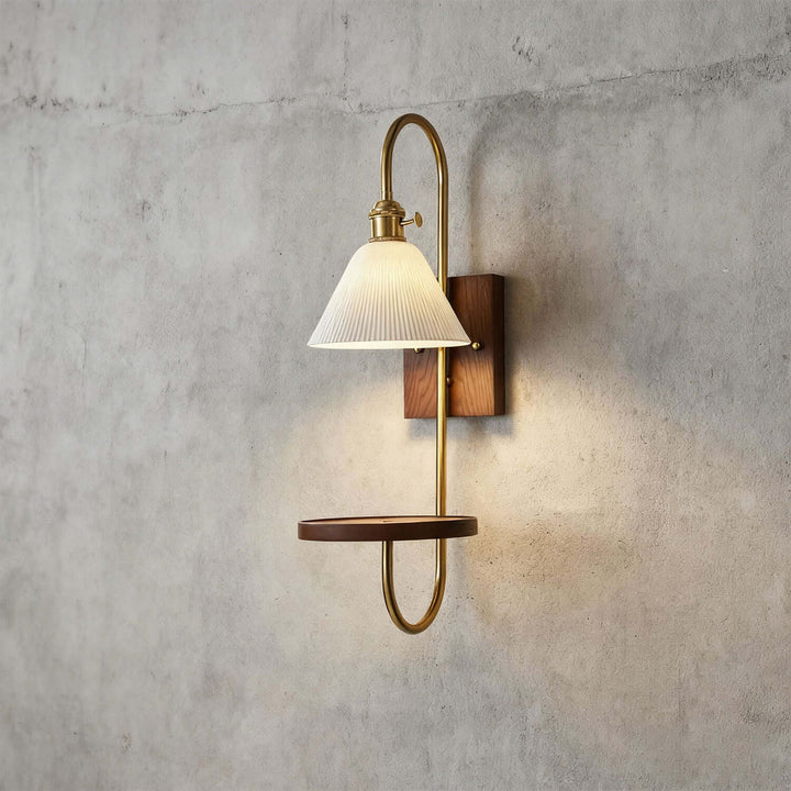 Yontra Shelf Sconce – French Modern Wall Light Fixture