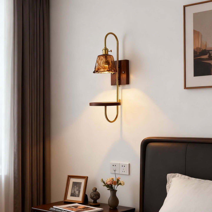 Yontra Shelf Sconce – French Modern Wall Light Fixture