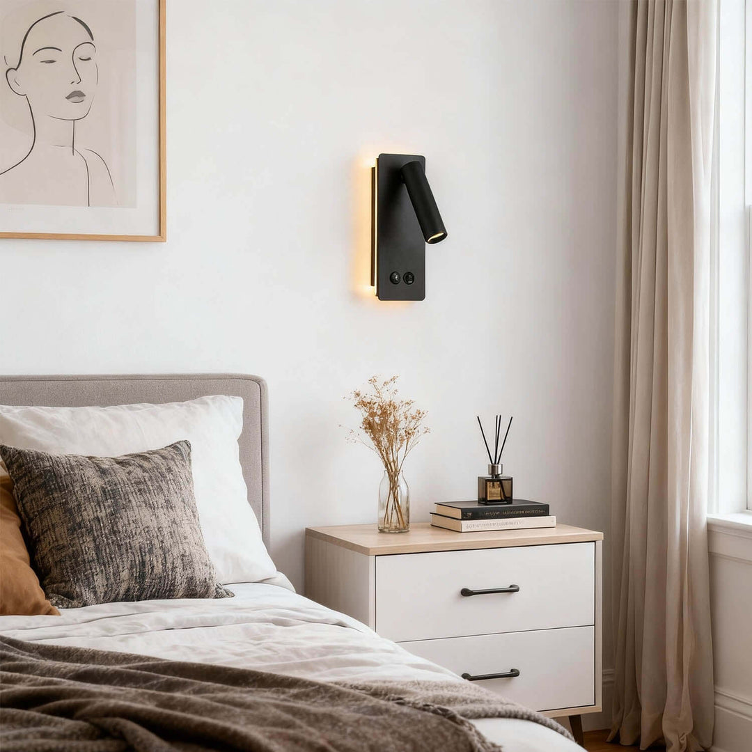 Yorva Wall Lamp Style B – Modern Minimalist Reading Lamp