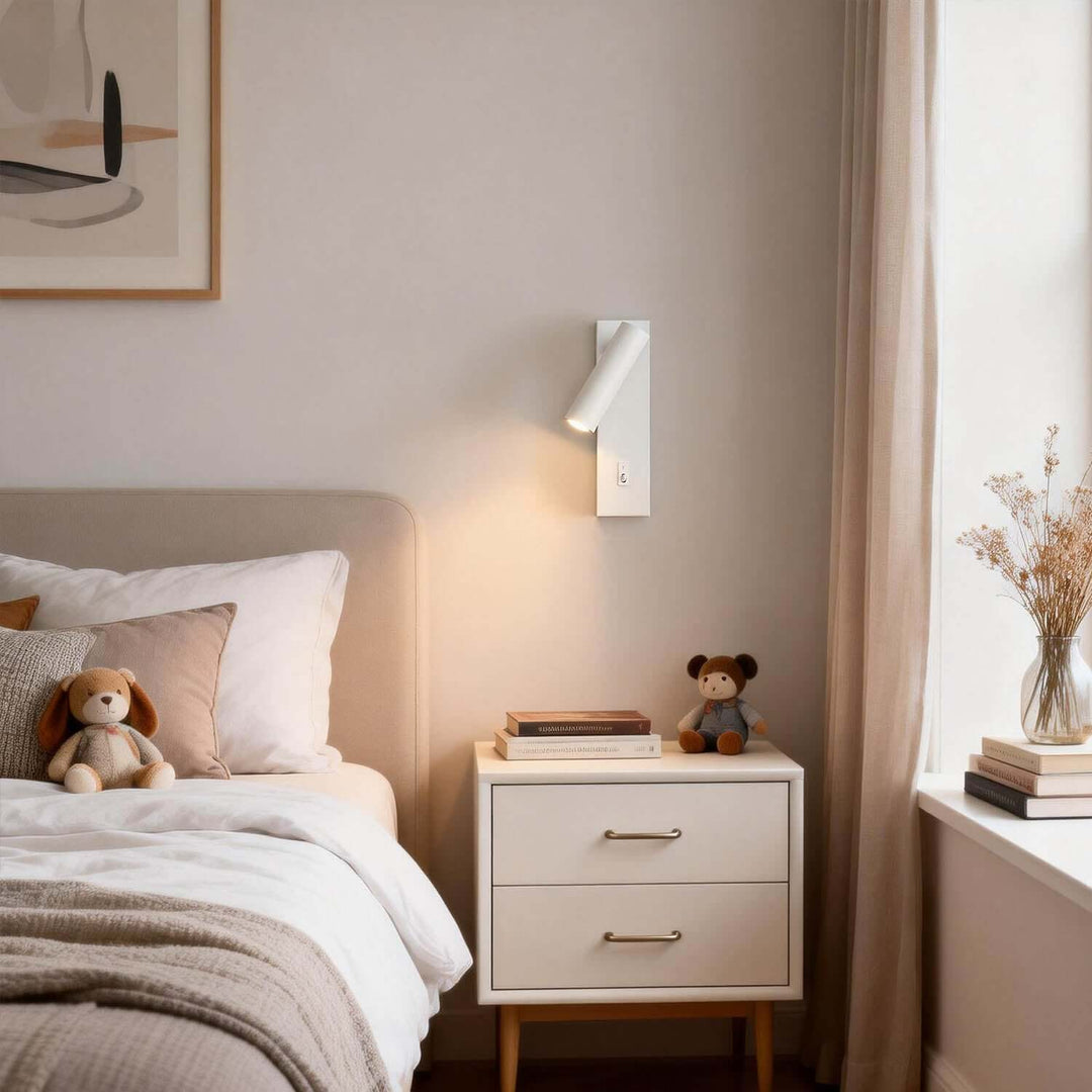 Yorva Wall Lamp Style C – Nordic Minimalist Rotatable Reading Lamp