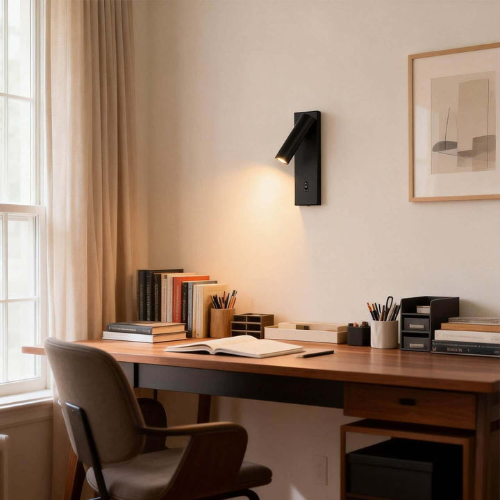 Yorva Wall Lamp Style C – Nordic Minimalist Rotatable Reading Lamp
