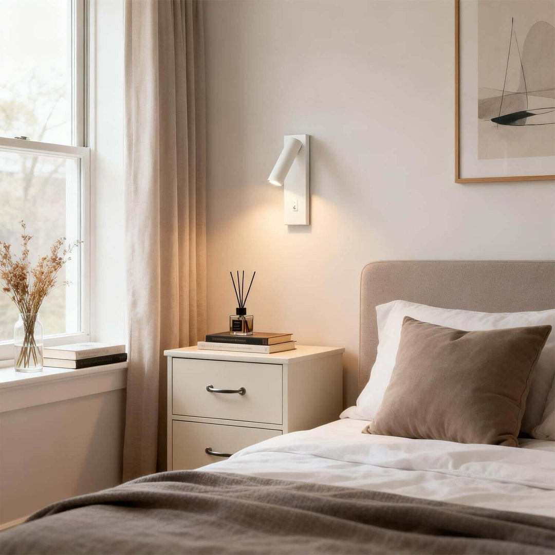 Yorva Wall Lamp Style C – Nordic Minimalist Rotatable Reading Lamp