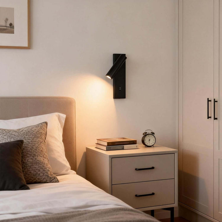 Yorva Wall Lamp Style C – Nordic Minimalist Rotatable Reading Lamp