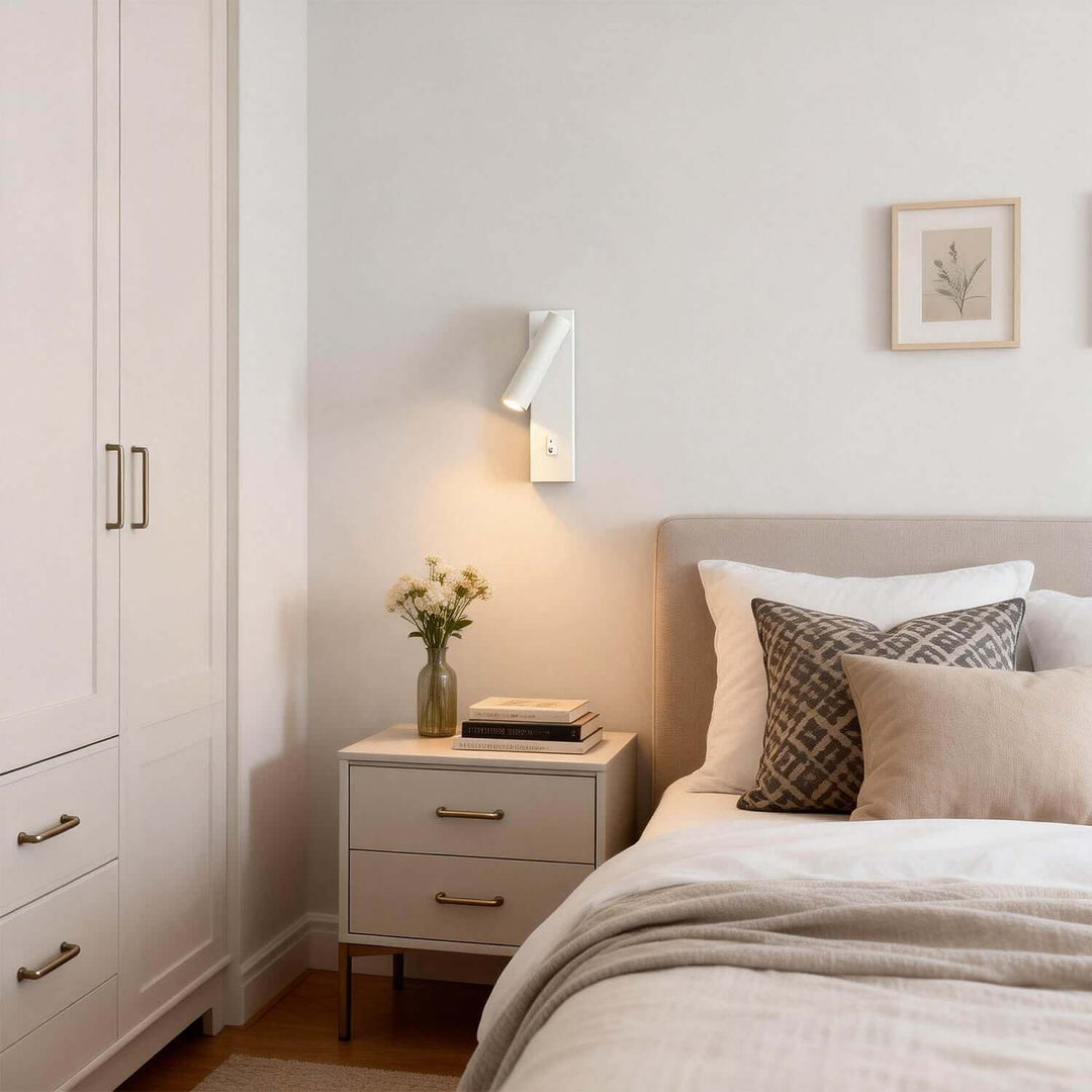 Yorva Wall Lamp Style C – Nordic Minimalist Rotatable Reading Lamp