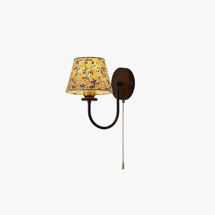 Zalivi Wall Light – Vintage Rustic Fabric Light
