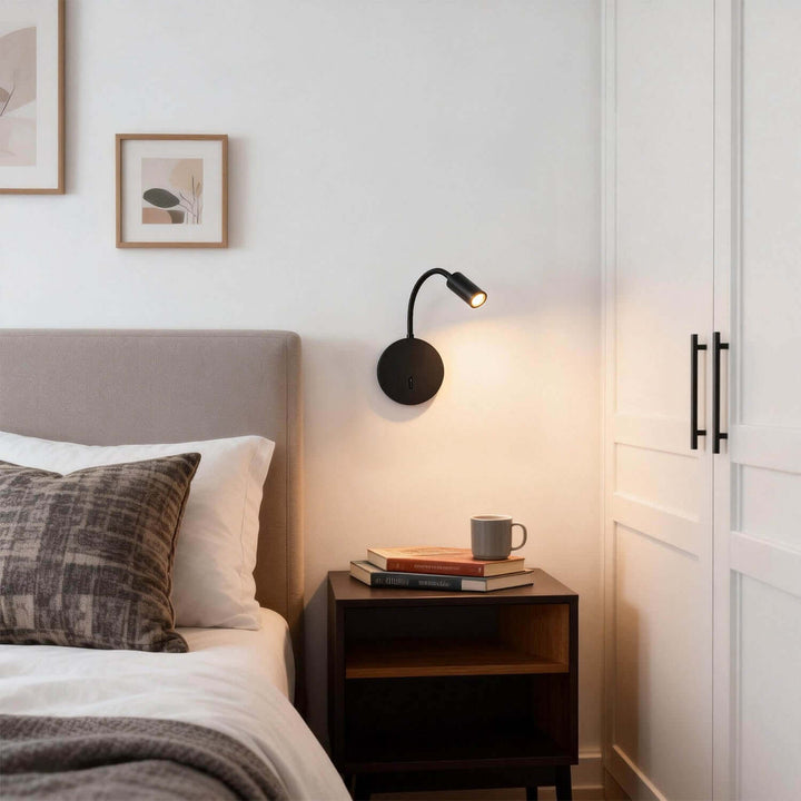 Zalor Wall Light – American Minimalist LED Reading Light