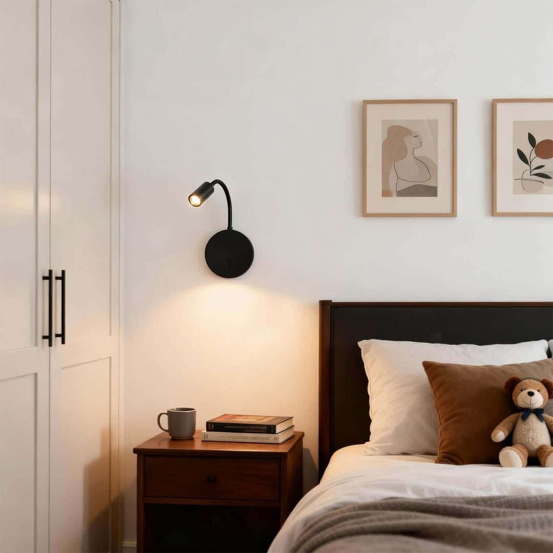 Zalor Wall Light – American Minimalist LED Reading Light