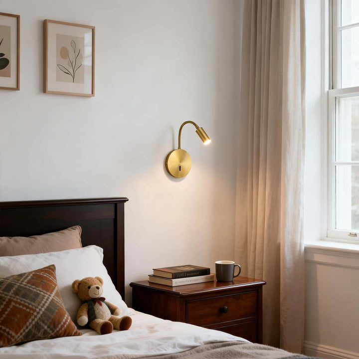 Zalor Wall Light – American Minimalist LED Reading Light