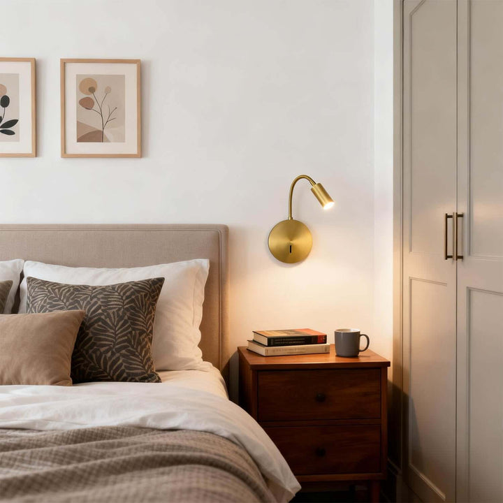 Zalor Wall Light – American Minimalist LED Reading Light