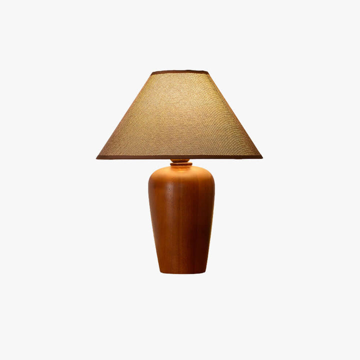 Zalvi Fabric Table Lamp – Wabi-Sabi Vintage Entryway Light
