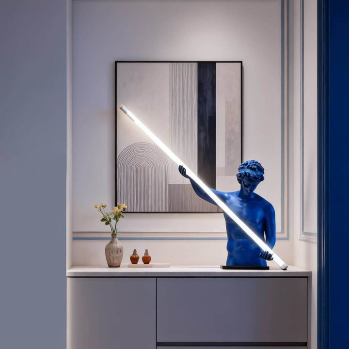 Zaryos Blue Sculpture Table Lamp – Entrance Decorative Light