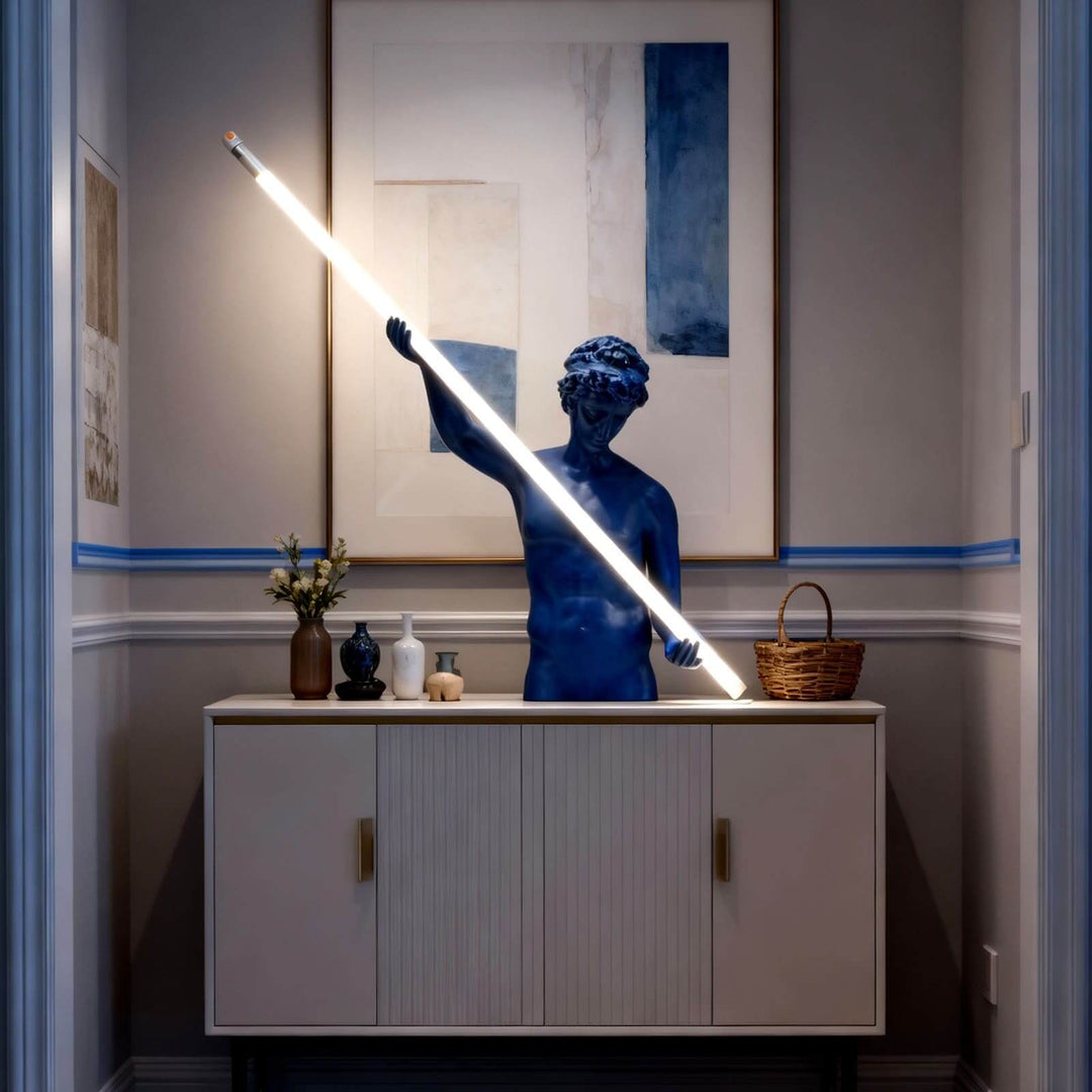 Zaryos Blue Sculpture Table Lamp – Entrance Decorative Light