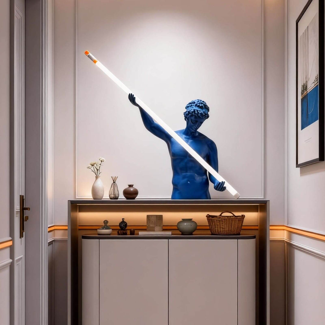 Zaryos Blue Sculpture Table Lamp – Entrance Decorative Light