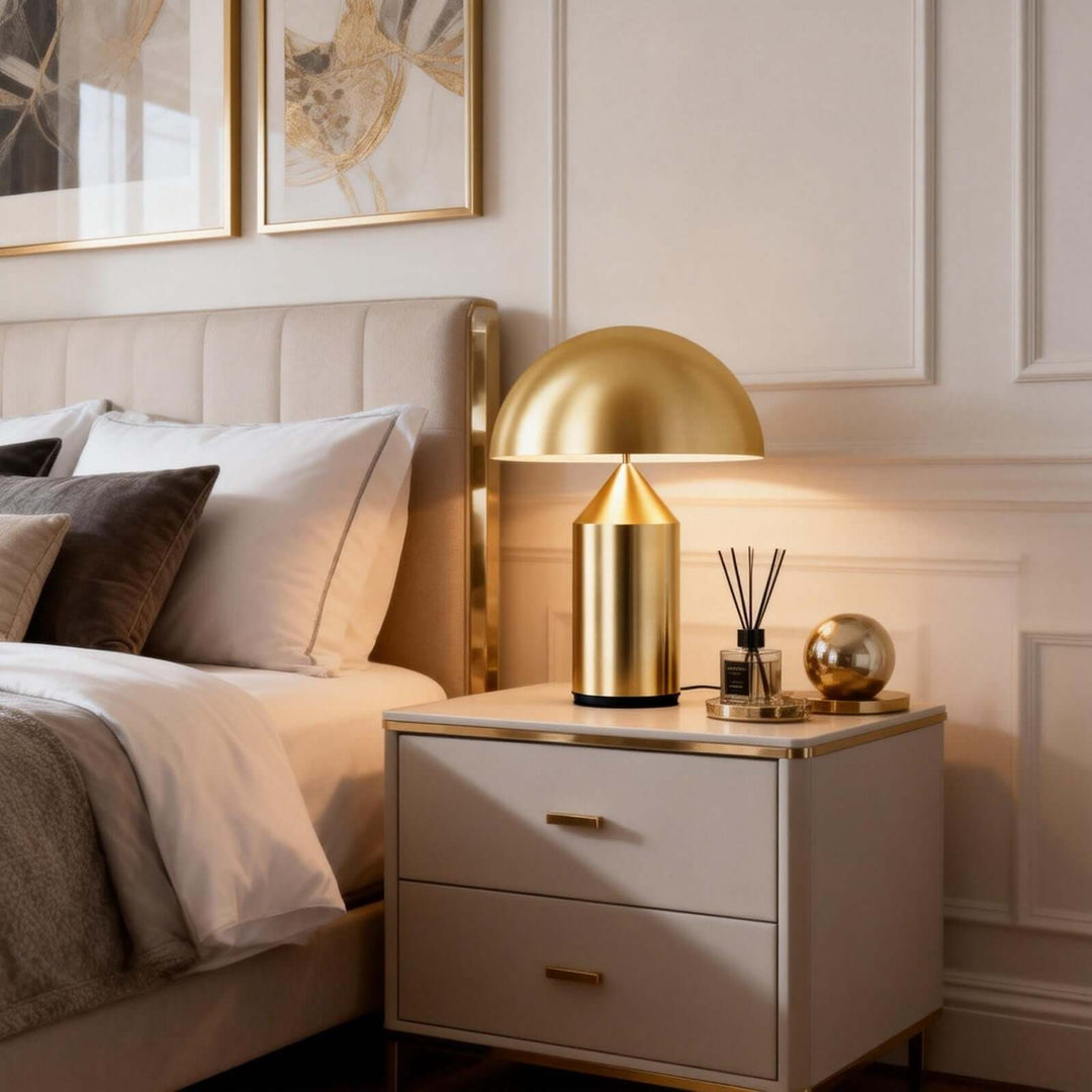 Zelviro Table Lamp - Modern Art Deco Style for Living Room