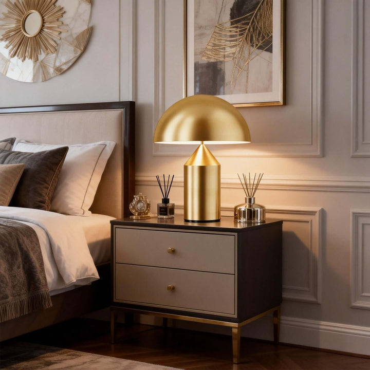 Zelviro Table Lamp - Modern Art Deco Style for Living Room