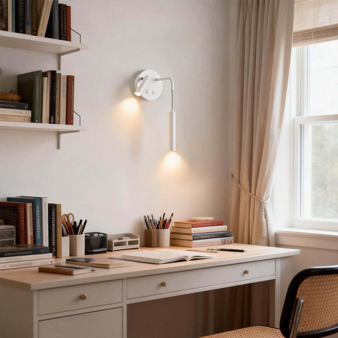 Zelvix Wall Light – Sleek Minimalist LED Reading Lamp