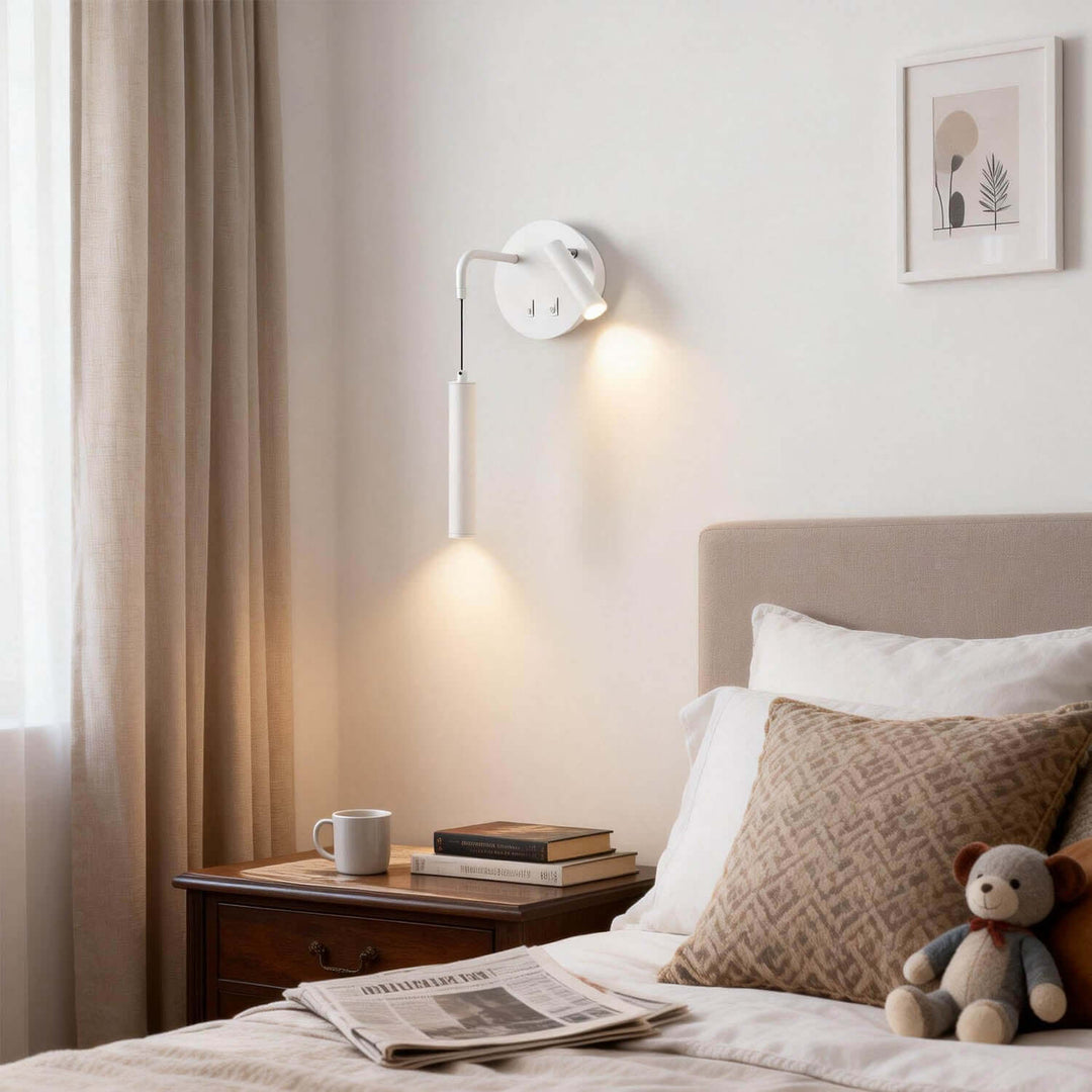 Zelvix Wall Light – Sleek Minimalist LED Reading Lamp