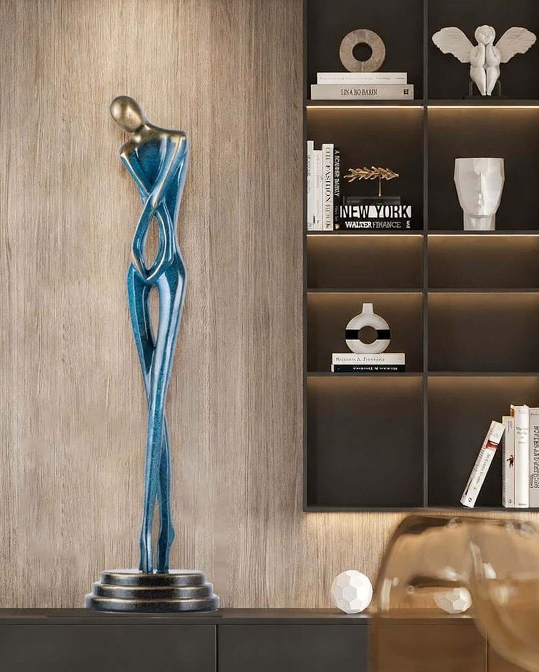 Zelyra Sculpture – Living Room Decorative Art Resin Sculpture