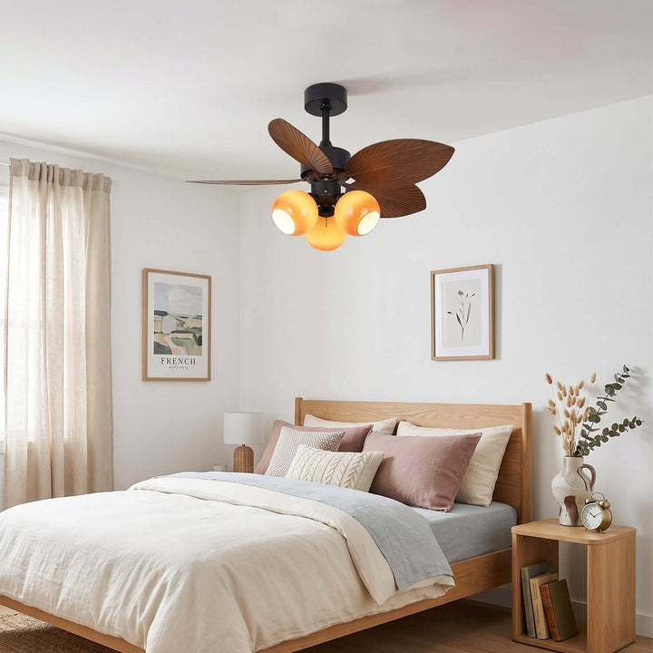 Zentox Ceiling Fan Light B – French Dining Glass Light