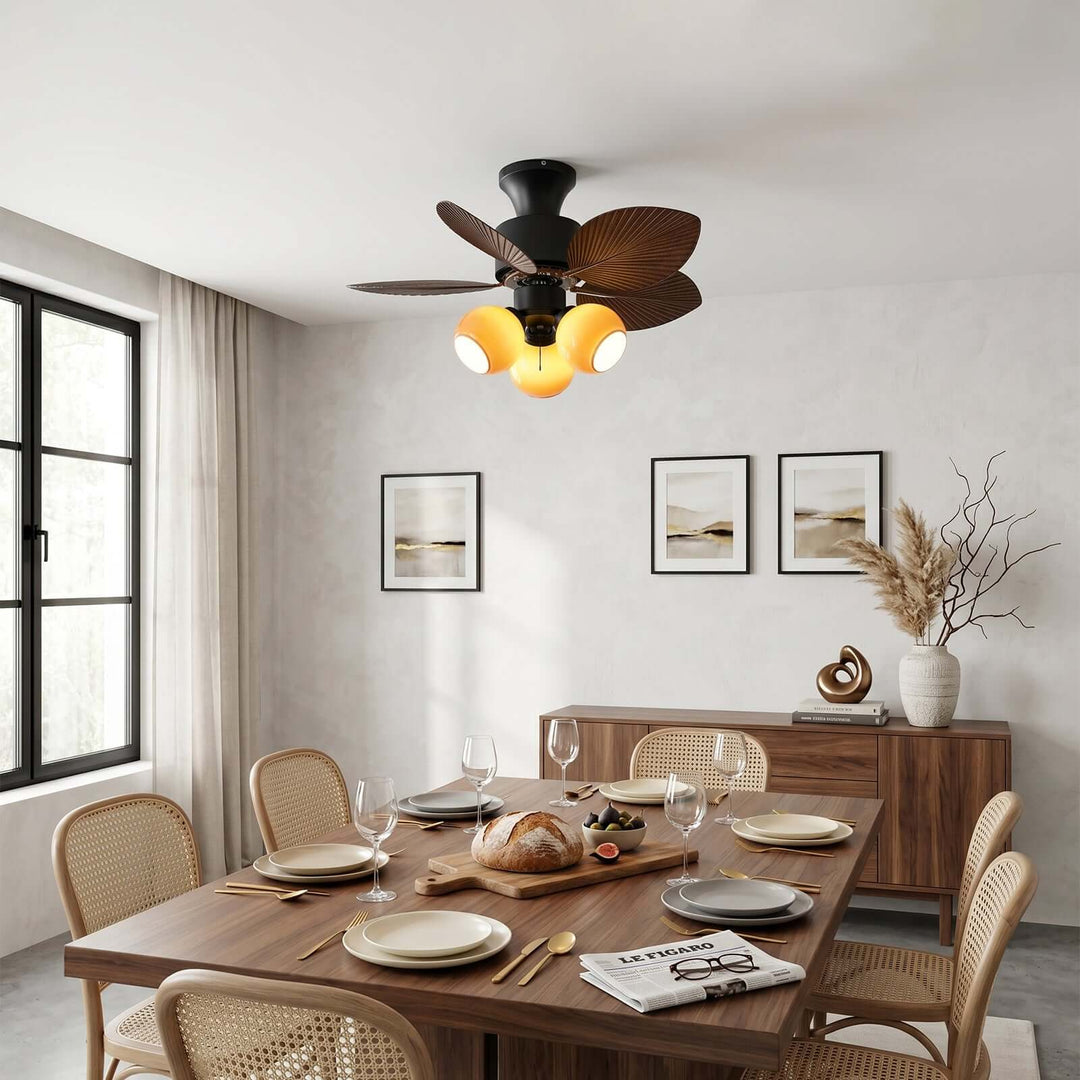 Zentox Ceiling Fan Light A | French Style Dining Glass Light