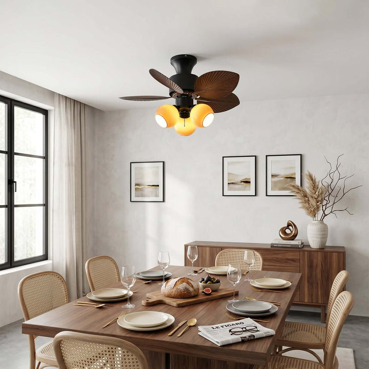 Zentox Ceiling Fan Light A | French Style Dining Glass Light