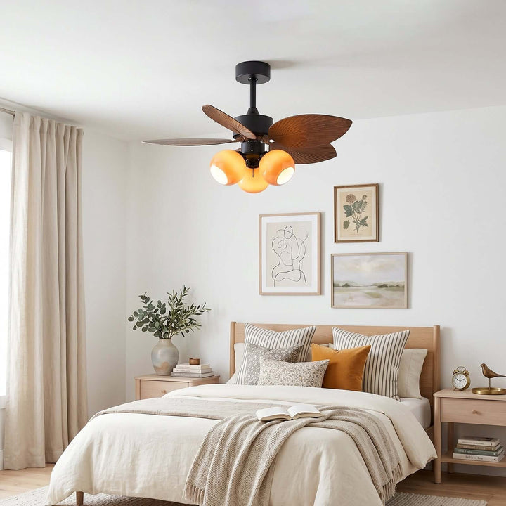 Zentox Ceiling Fan Light B – French Dining Glass Light