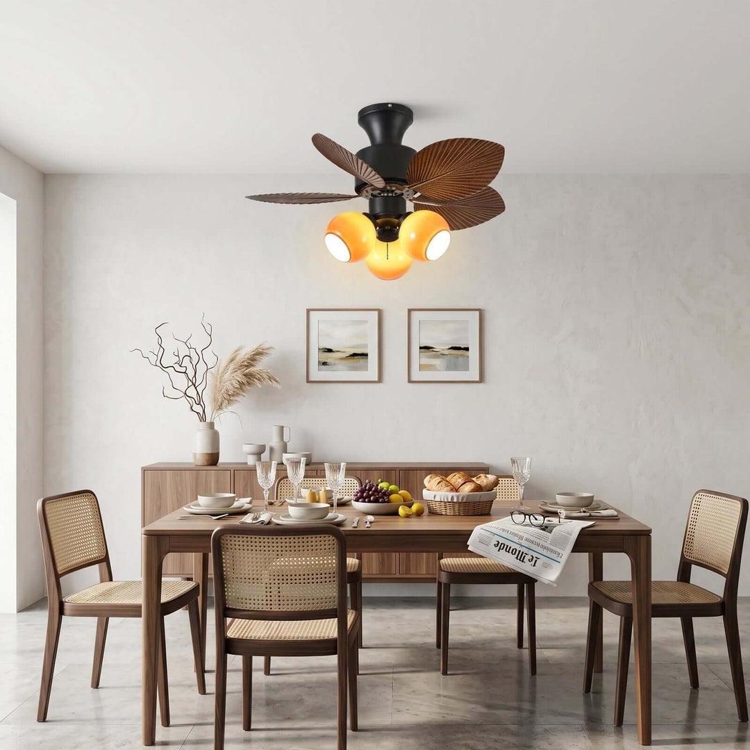 Zentox Ceiling Fan Light A | French Style Dining Glass Light