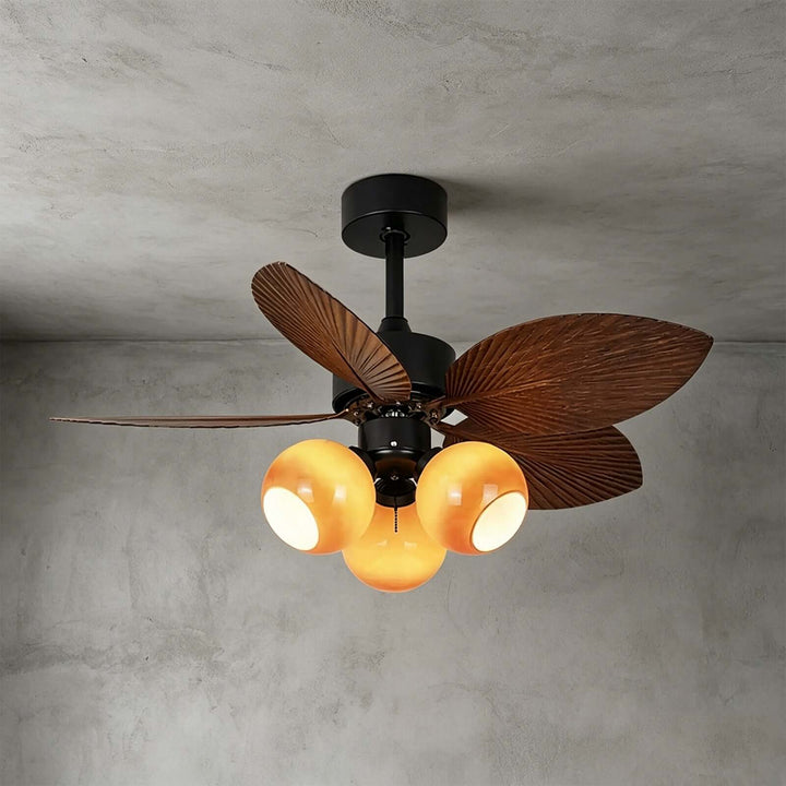 Zentox Ceiling Fan Light B – French Dining Glass Light