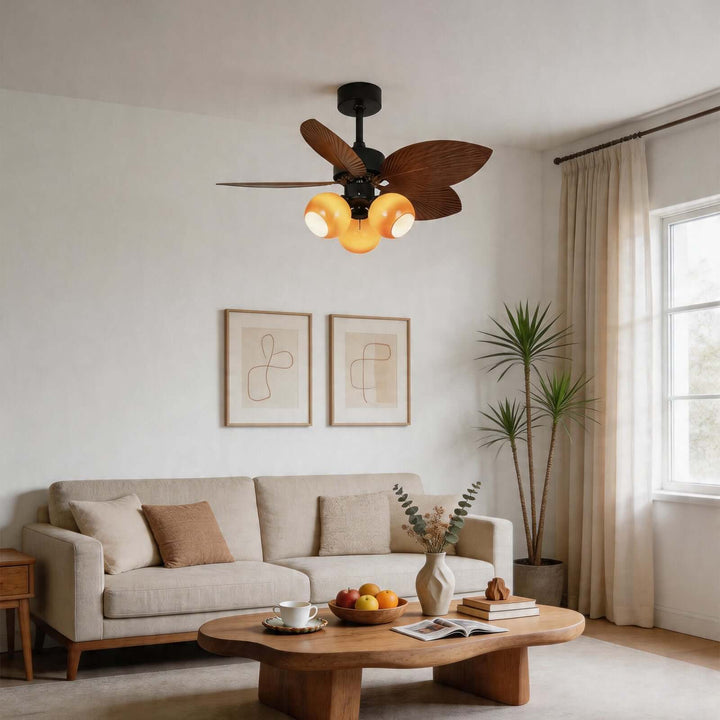 Zentox Ceiling Fan Light B – French Dining Glass Light