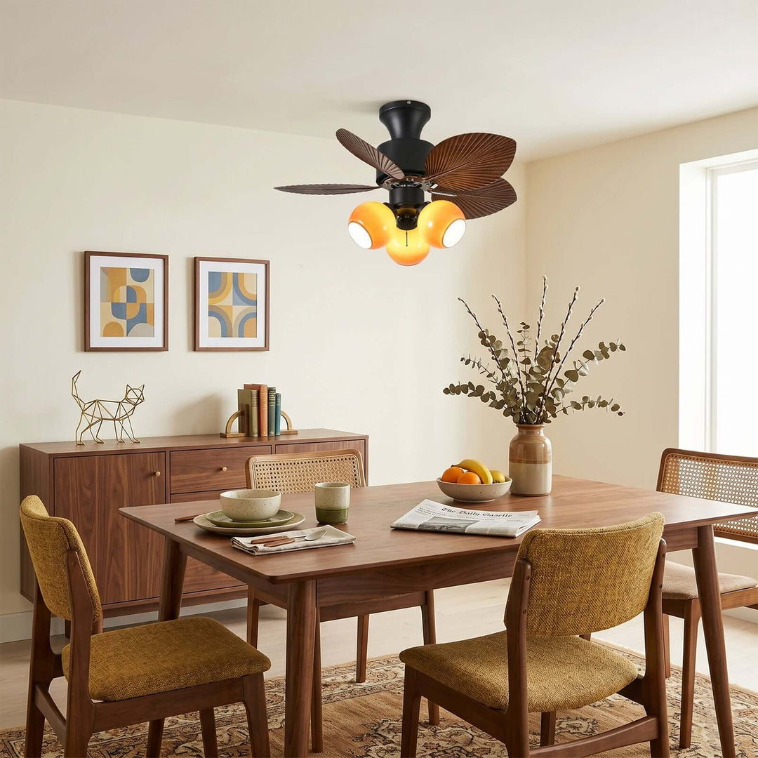 Zentox Ceiling Fan Light A | French Style Dining Glass Light