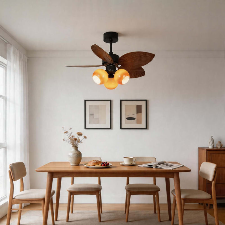 Zentox Ceiling Fan Light B – French Dining Glass Light