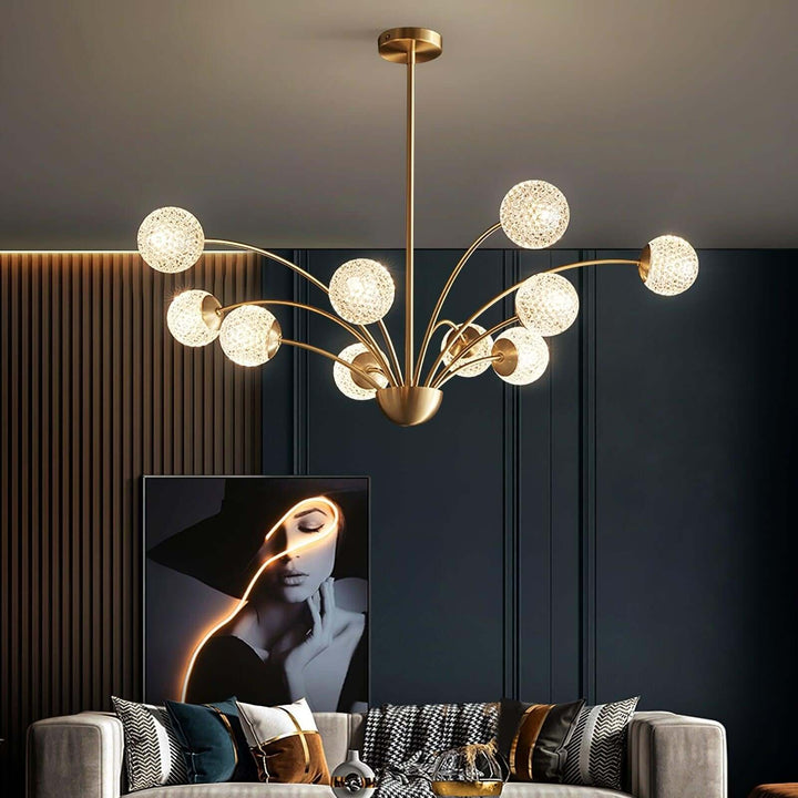 Zeriya Chandelier – Nordic Minimalist Modern Luxury Glass