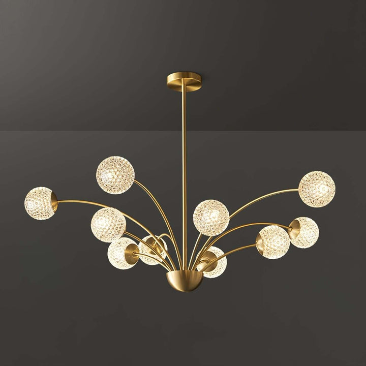 Zeriya Chandelier – Nordic Minimalist Modern Luxury Glass