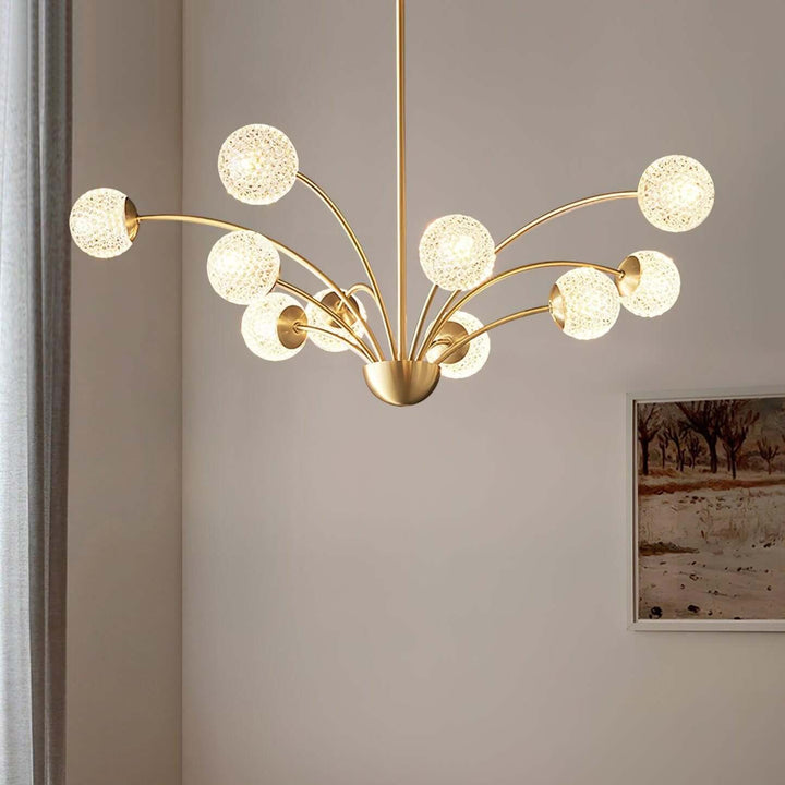 Zeriya Chandelier – Nordic Minimalist Modern Luxury Glass