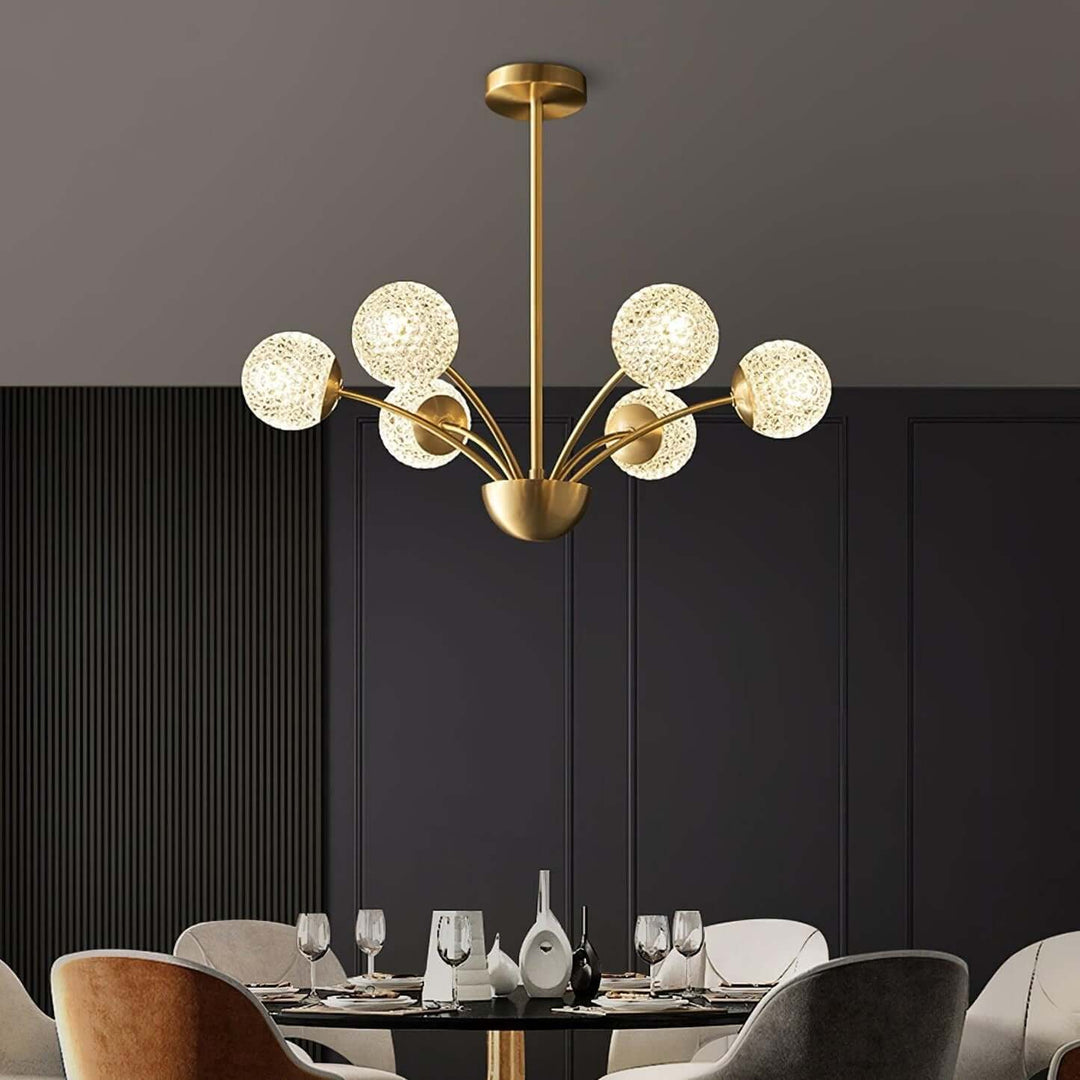 Zeriya Chandelier – Nordic Minimalist Modern Luxury Glass