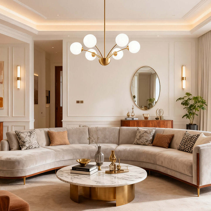 Zeriya Chandelier – Nordic Minimalist Modern Luxury Glass