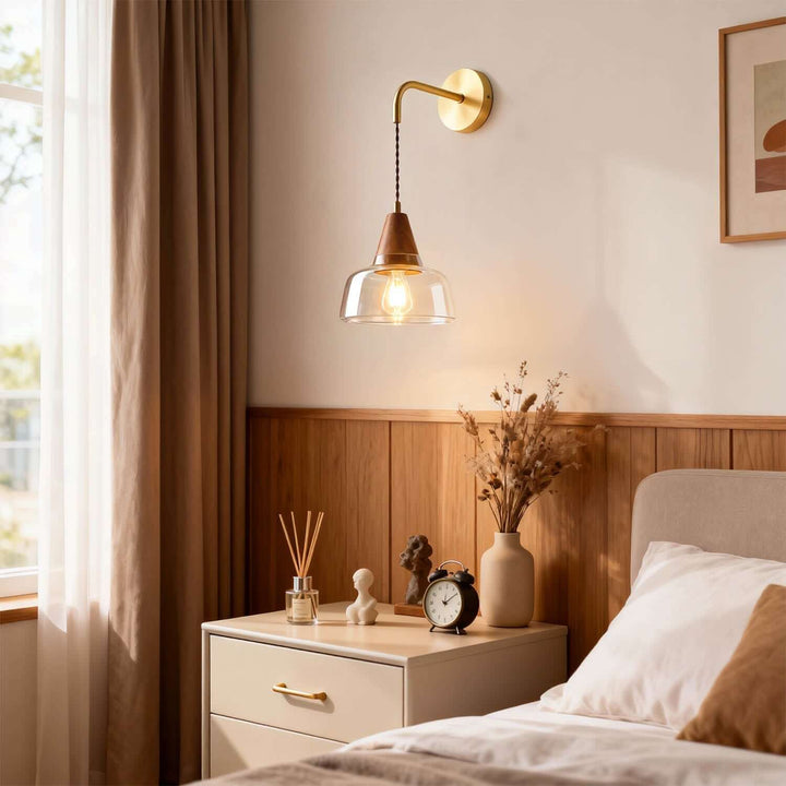 Tivaro Wall Light - Modern Classic Minimal Glass Decorative Sconce
